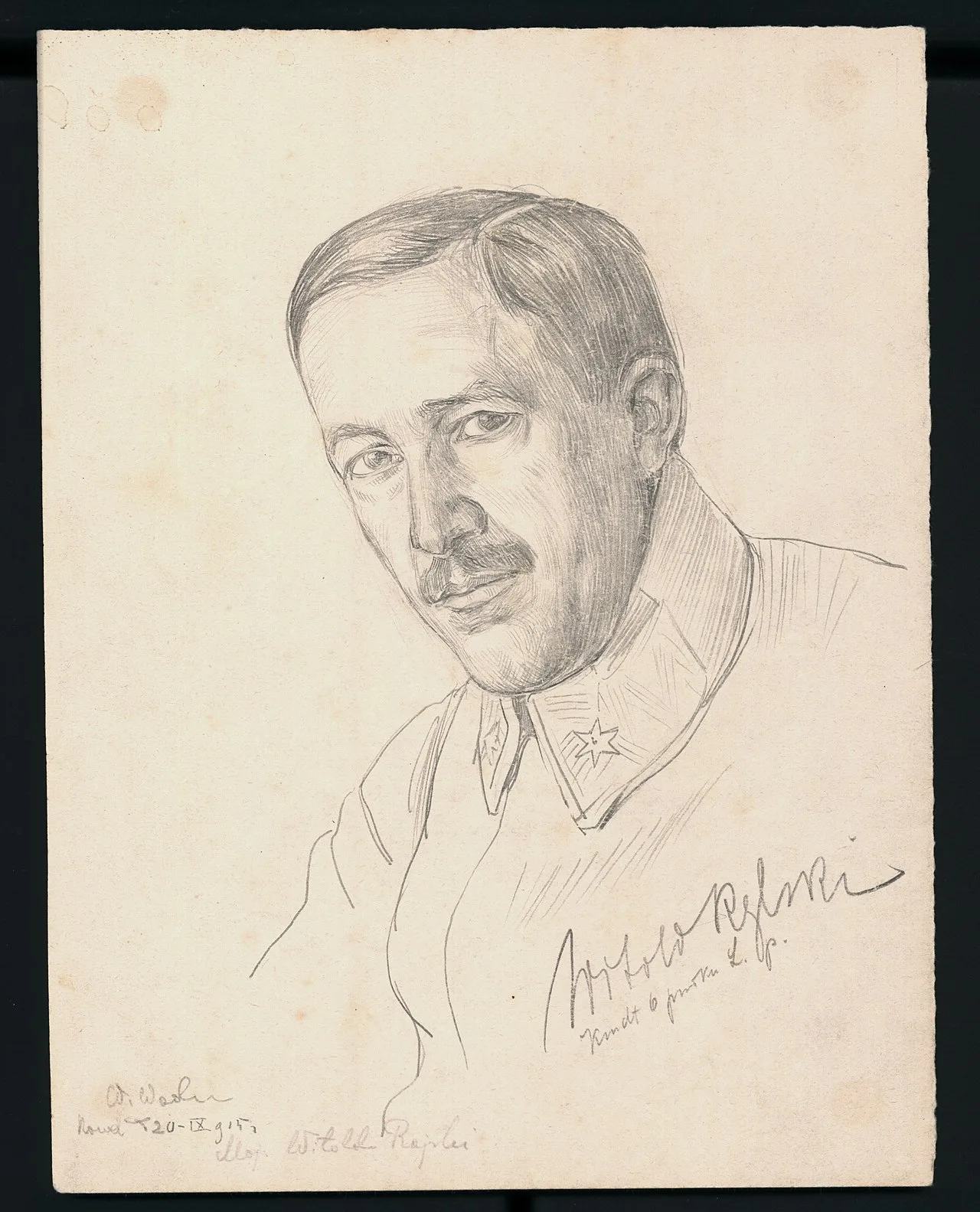 Porträt von Witold Ścibor-Rylski (1871–1926) – Gedenkseite