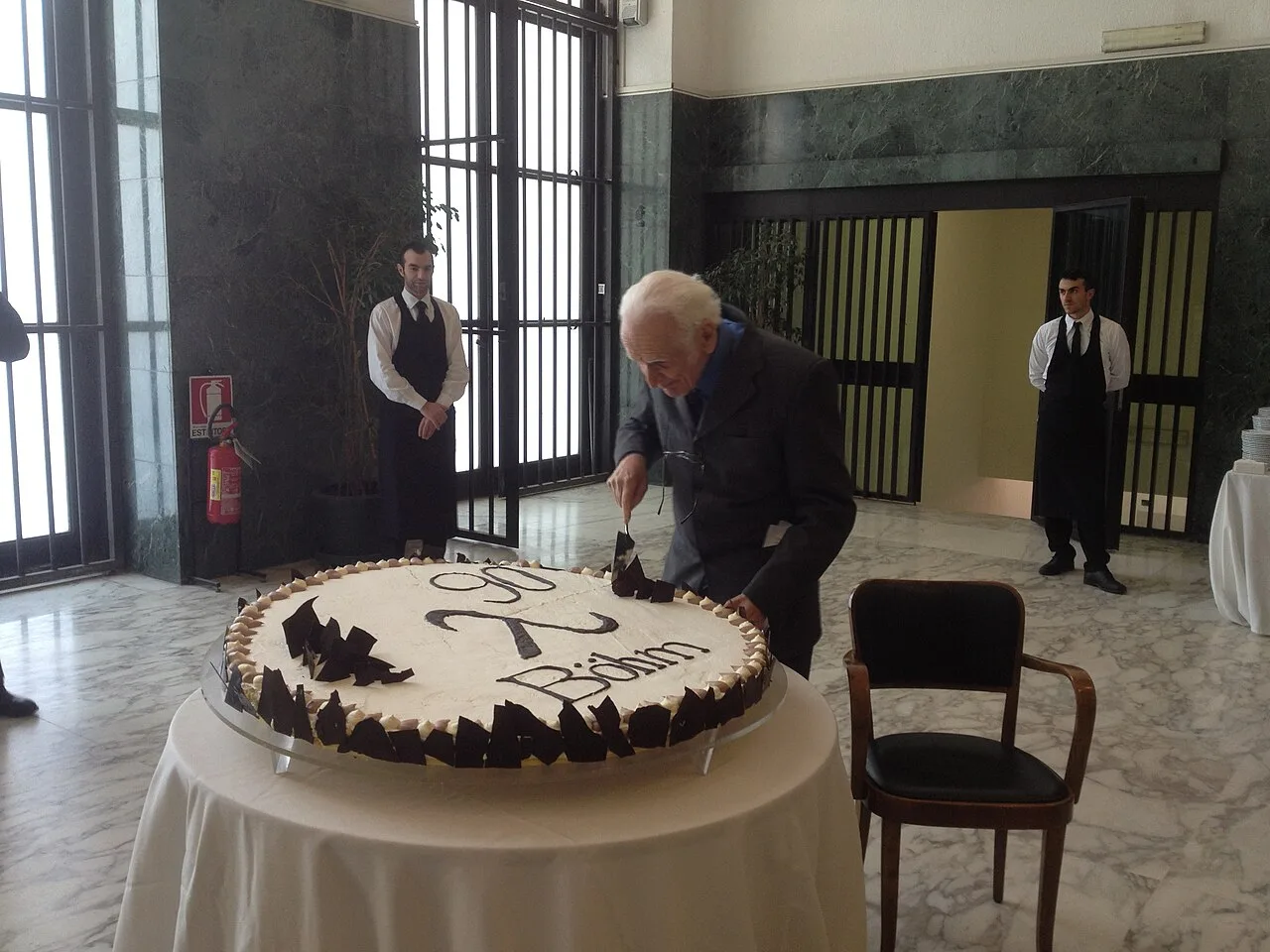 Portrait of Corrado Böhm (1923–2017) – memorial page