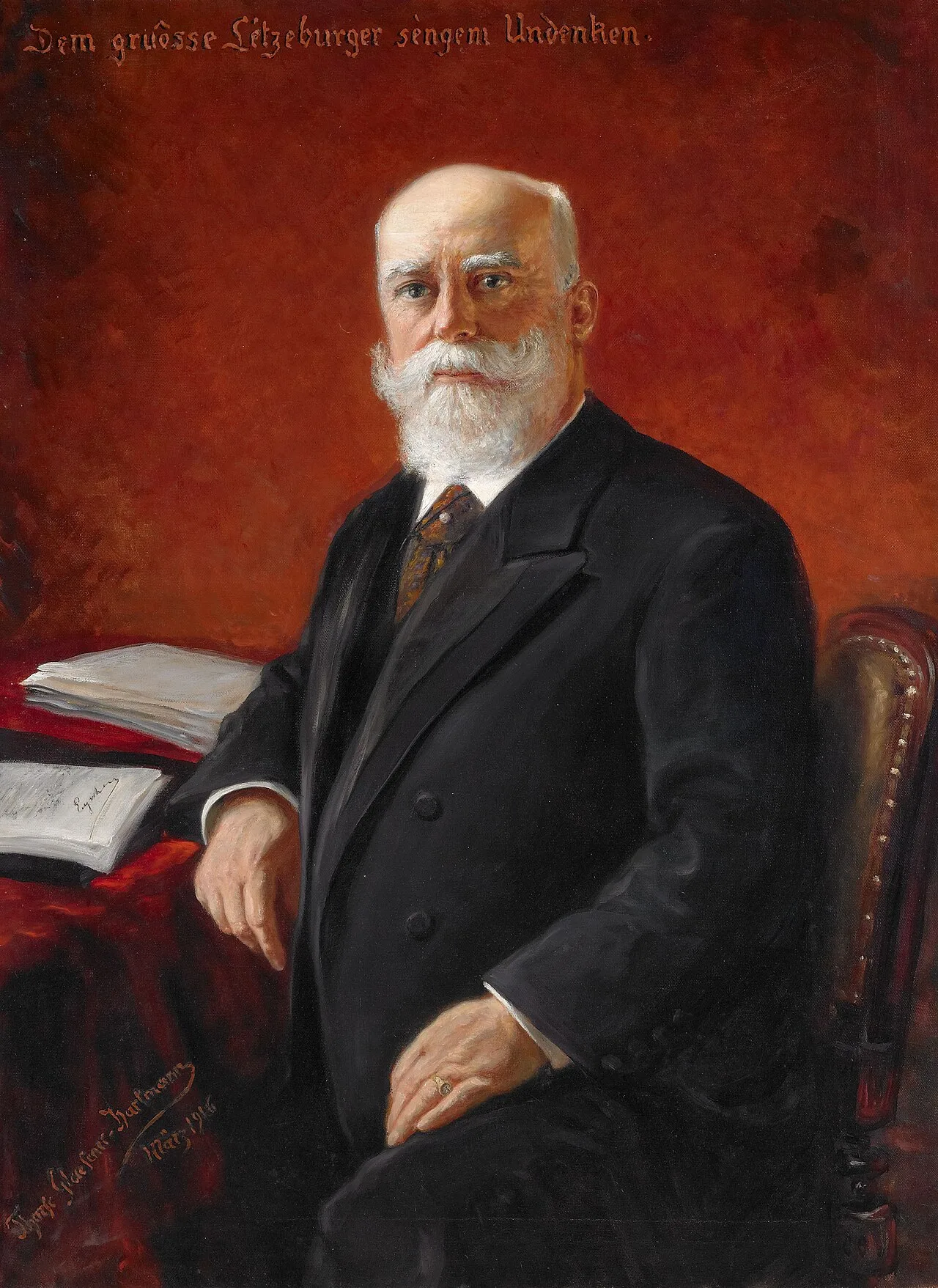 Portrait of Paul Eyschen (1841–1915) – memorial page