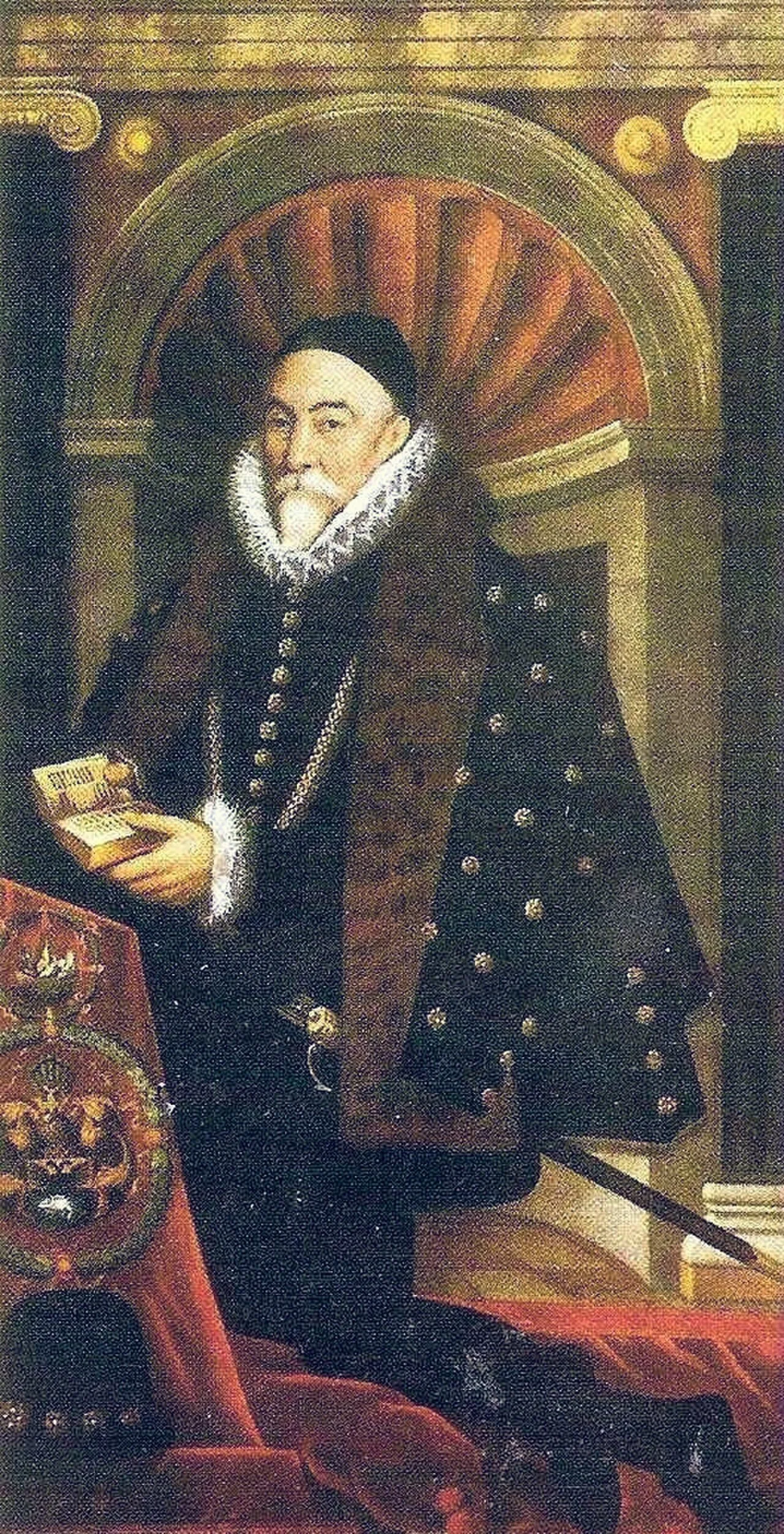 Porträt von Leonhard I. von Taxis (1523–1612) – Gedenkseite