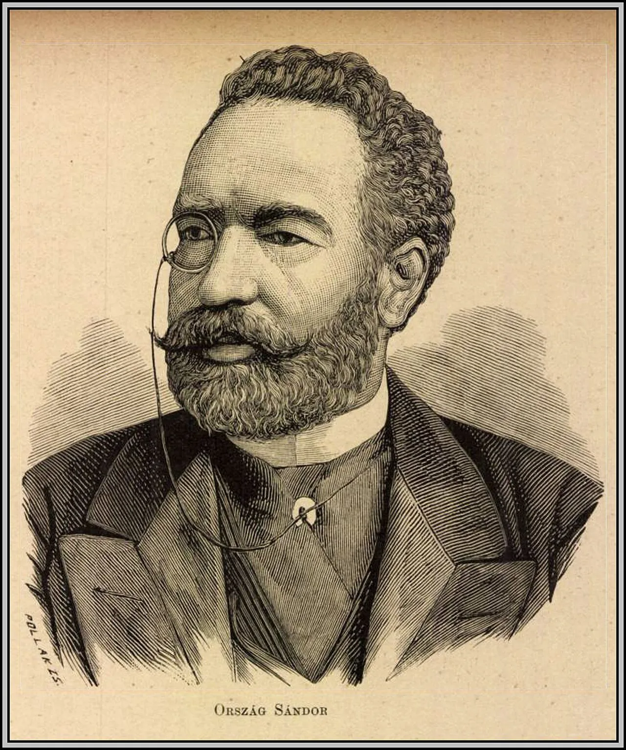 Portrait of Sándor Országh (1836–1902) – memorial page