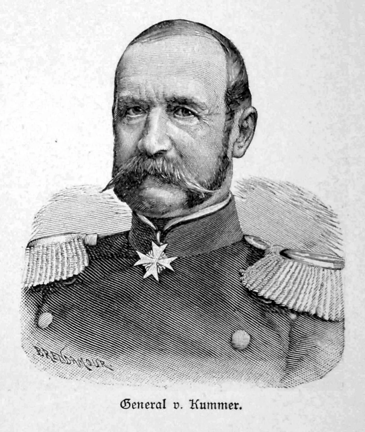 Porträt von Ferdinand von Kummer (1816–1900) – Gedenkseite
