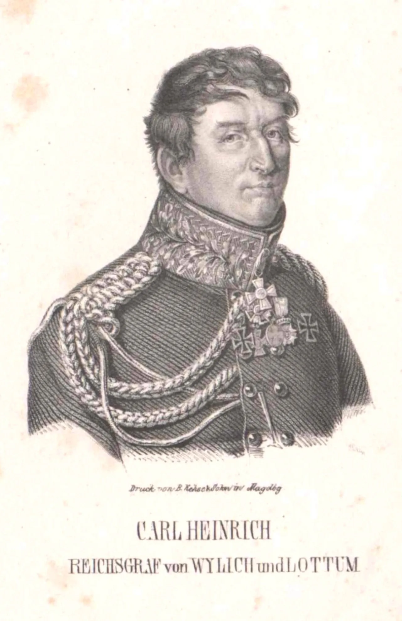 Portrait of Carl Friedrich Heinrich von Wylich und Lottum (1767–1841) – memorial page