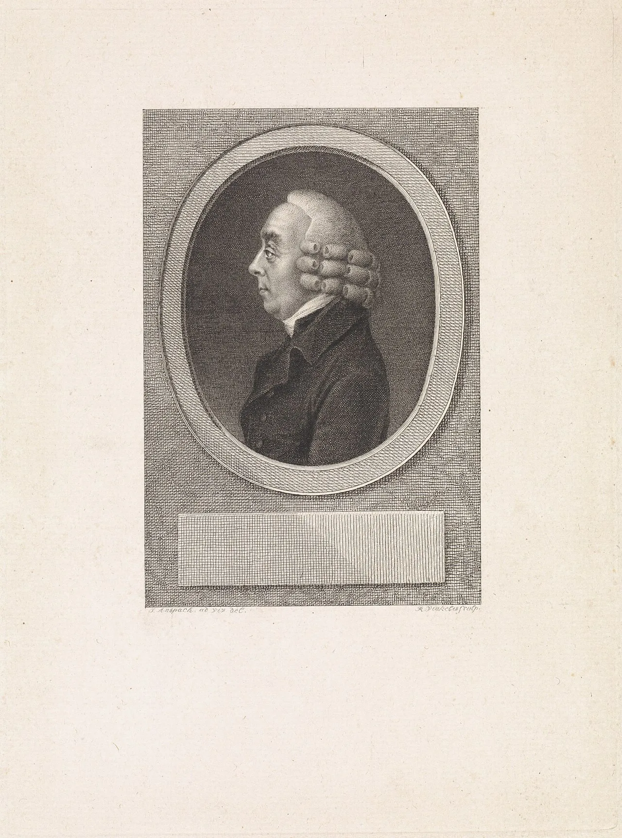 Portrait of Guilielmus Vos (1738–1823) – memorial page