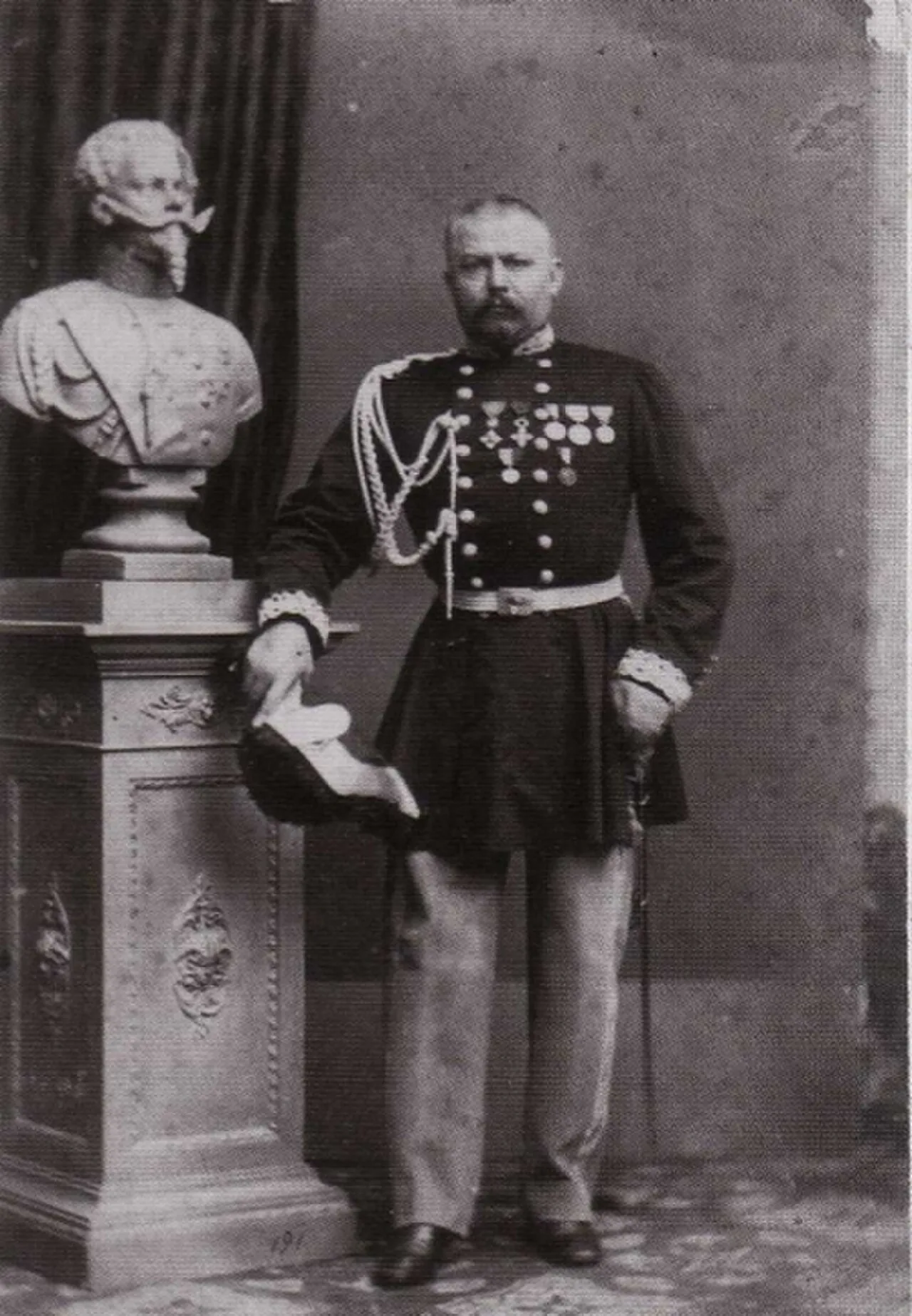 Porträt von Gaetano Sacchi (1824–1886) – Gedenkseite