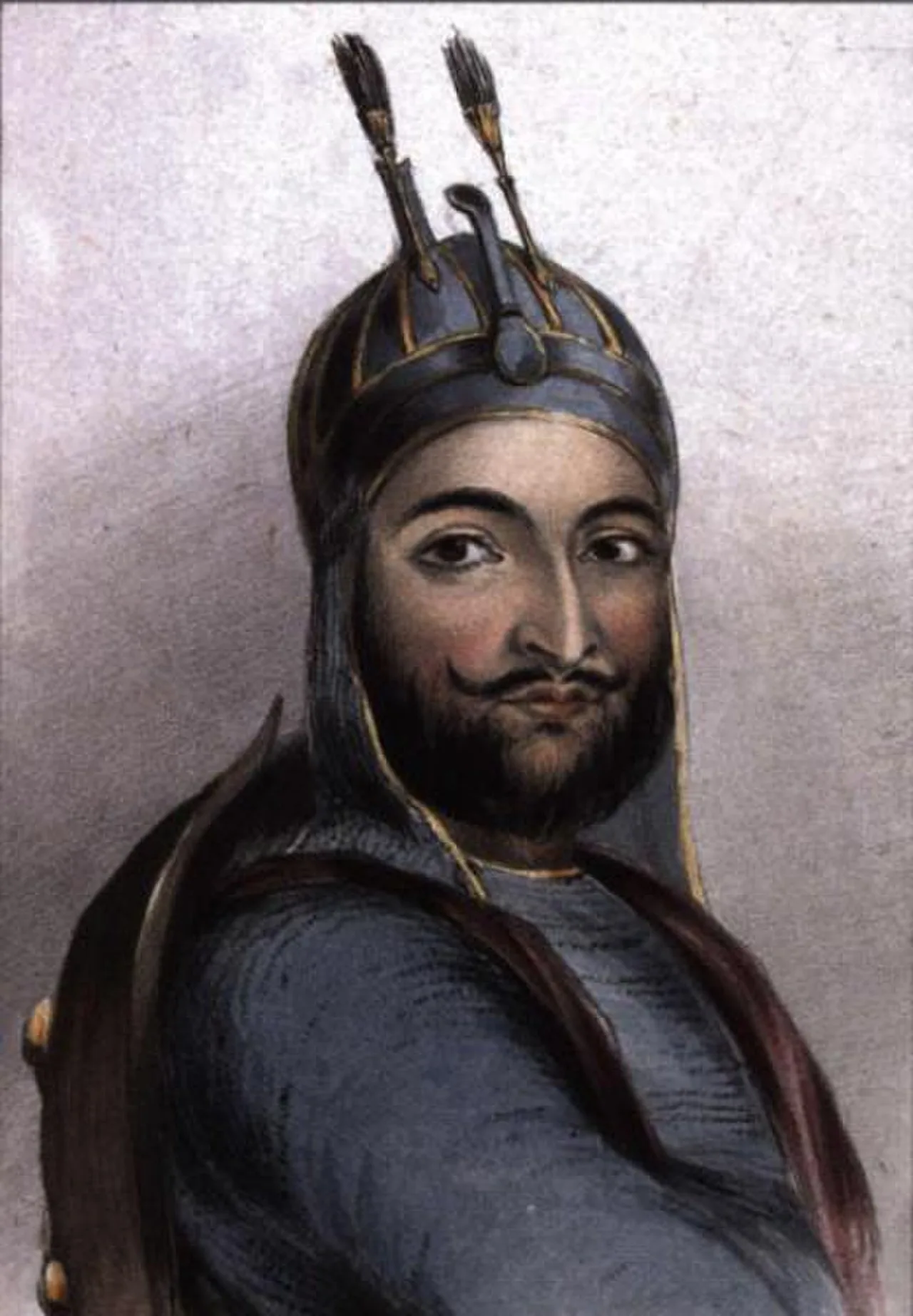 Porträt von Mohammed Akbar (1816–1845) – Gedenkseite