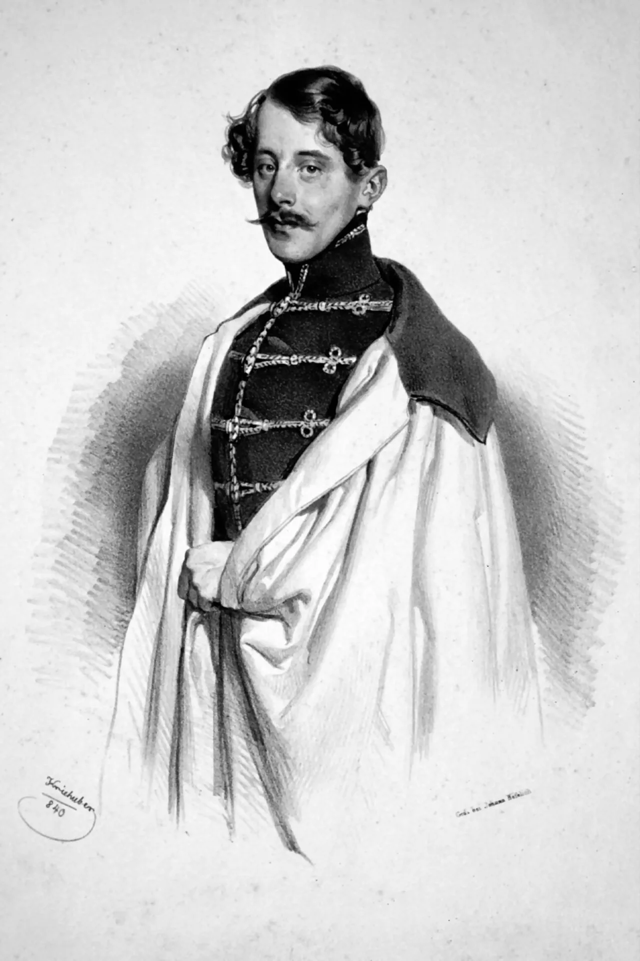 Porträt von Johann Kinsky (1815–1868) – Gedenkseite