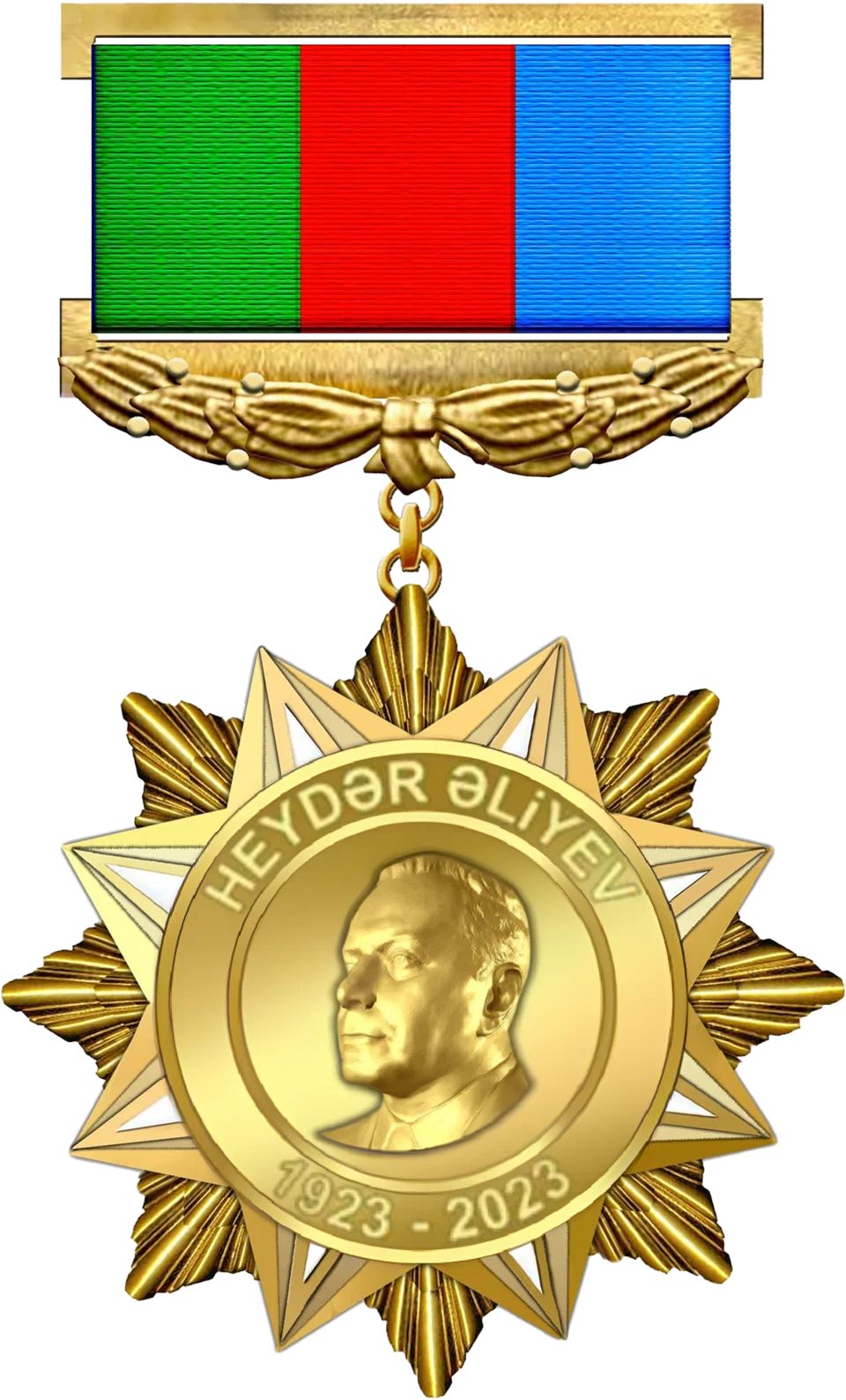 Jubilee medal "100 years of Heydar Aliyev (1923-2023)".