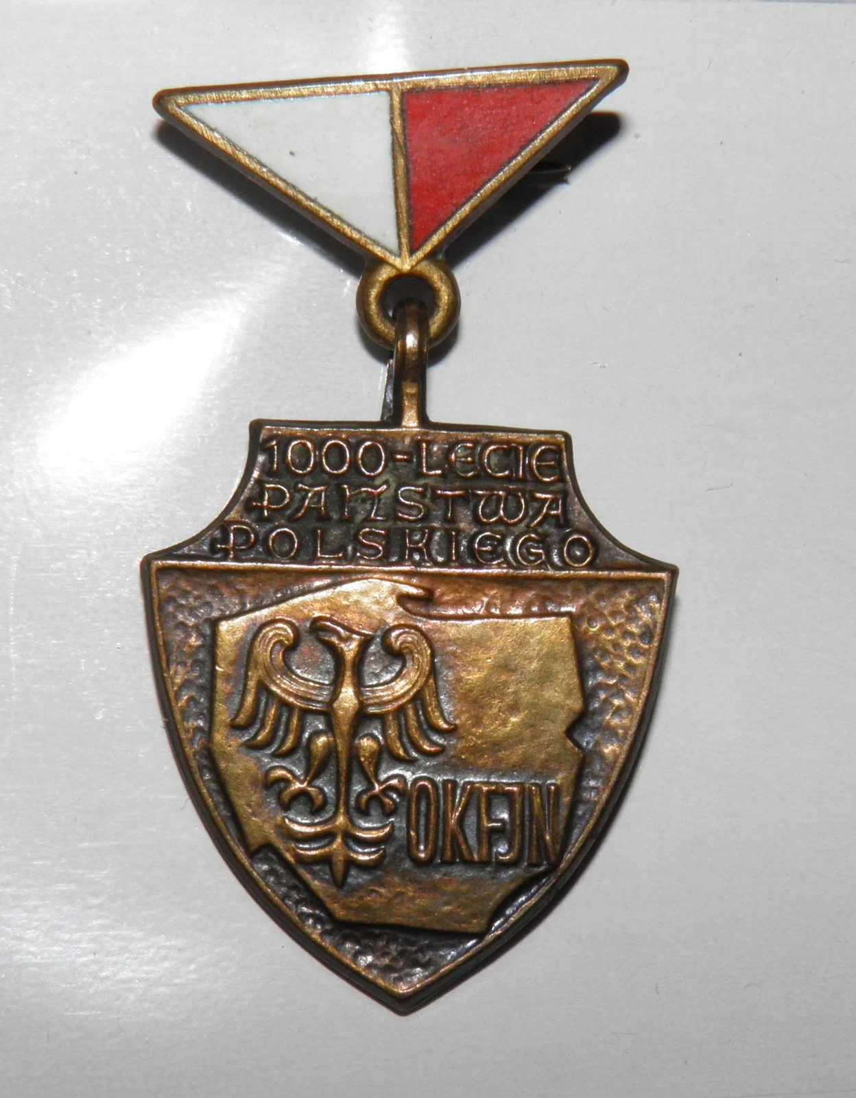 Badge of the 1000th anniversary of the Polish State