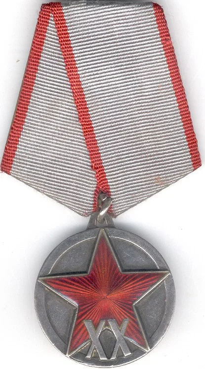 Jubilee Medal "XX Years of the Workers' and Peasants' Red Army"