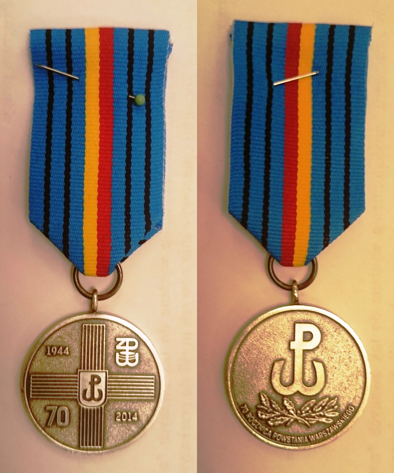 Commemorative Medal on the Occasion of the 70th Anniversary of the Warsaw Uprising