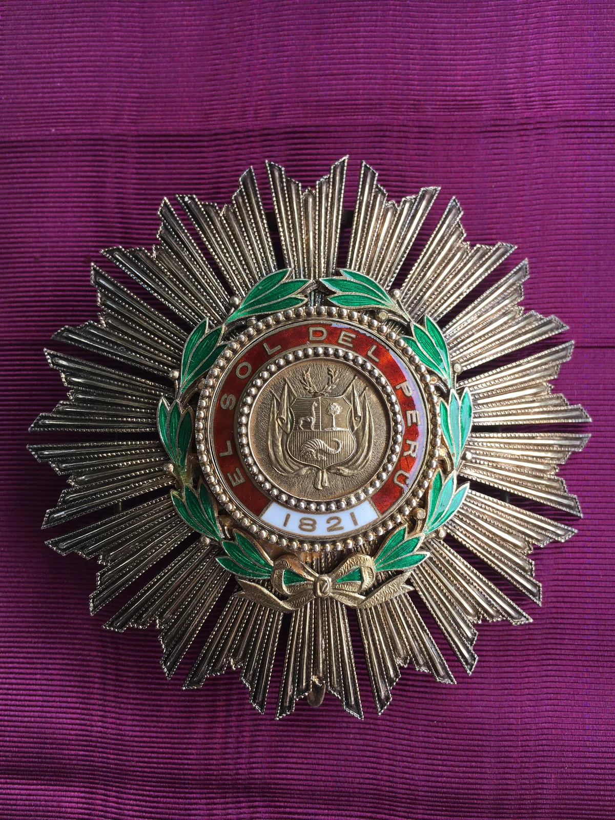 Grand Cross of the Order of the Sun of Peru‎