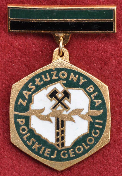 Badge of Honor "For Merit to Polish Geology"