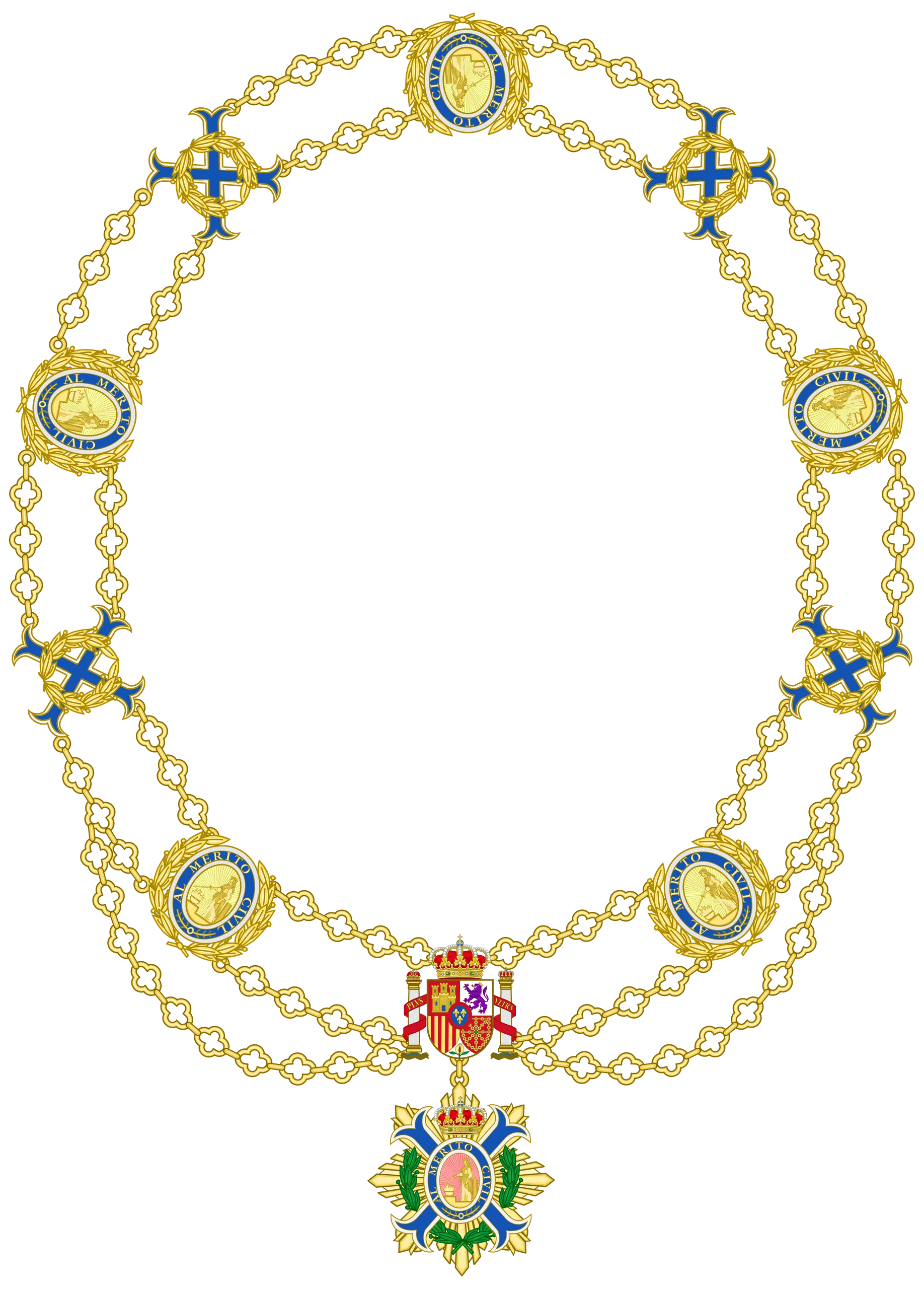Collar of the Spanish Order of the Civil Merit