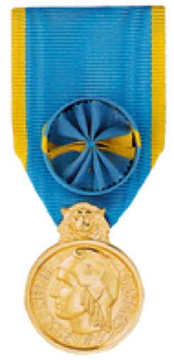 Medal of youth, sports and community involvement