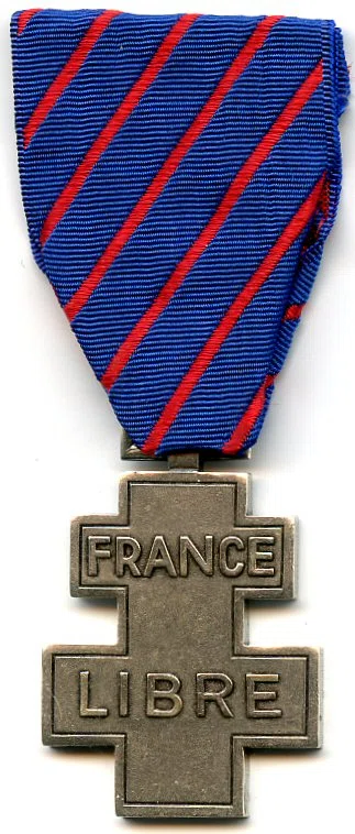 Commemorative medal for voluntary service in Free France