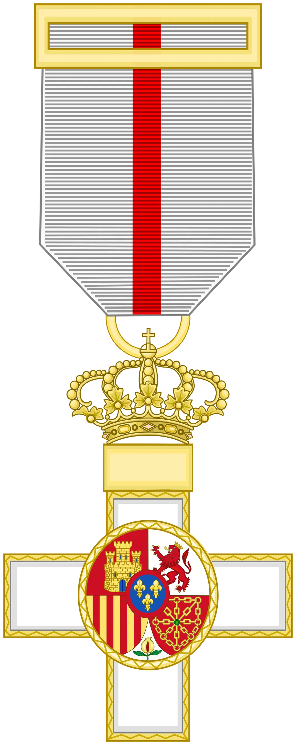 Kreuz des spanischen Militärverdienstkreuzes – Weiße Auszeichnung