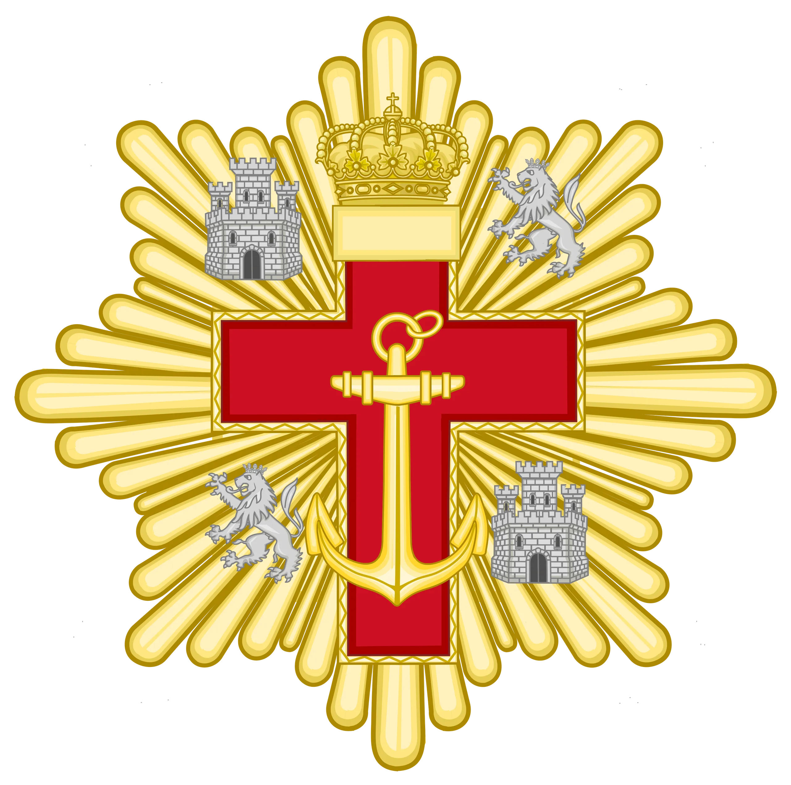 Großkreuz des spanischen Militärverdienstkreuzes – Rote Auszeichnung