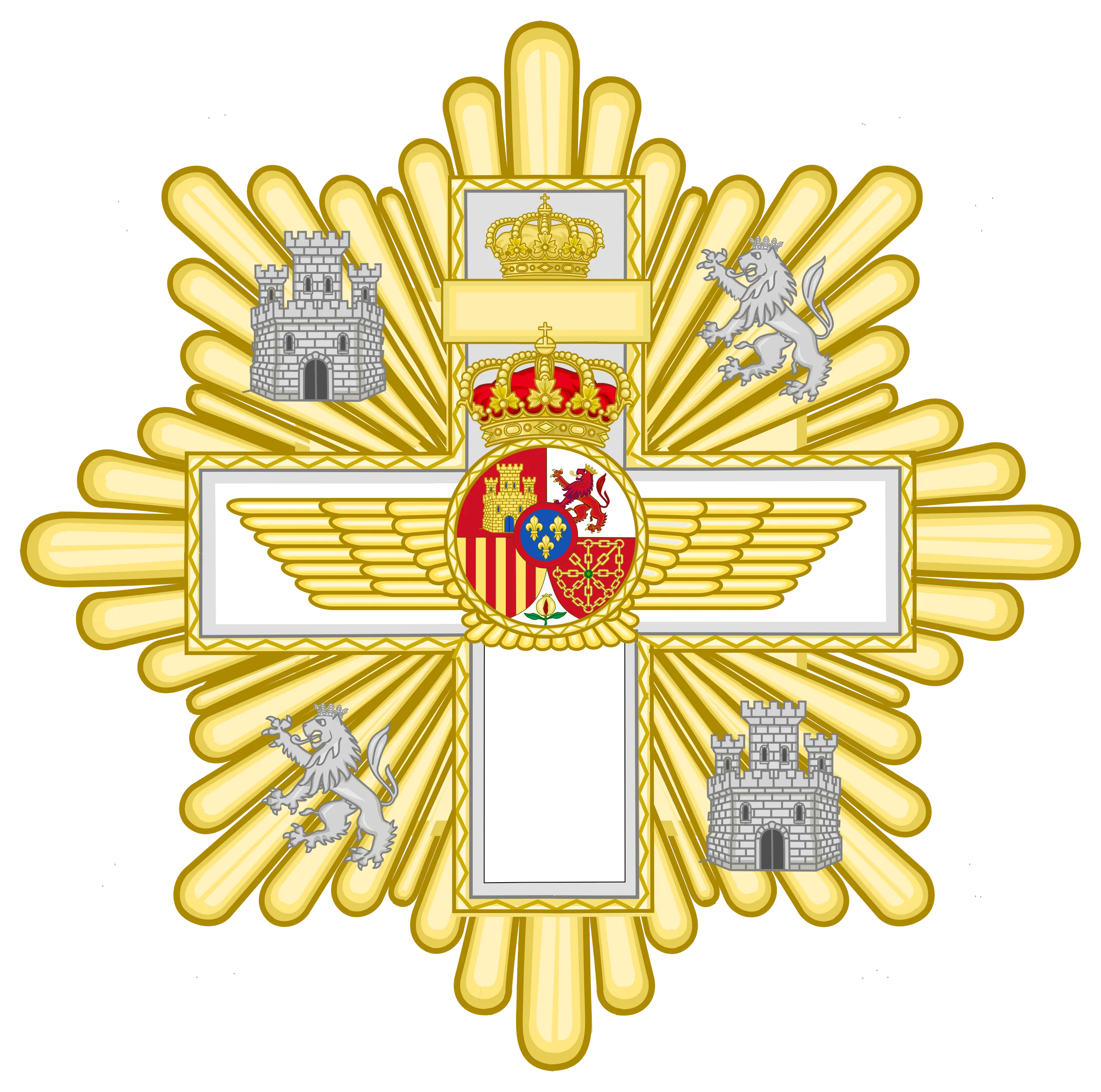 Grand Cross of the Aeronautical Merit (Spain) - White Decoration