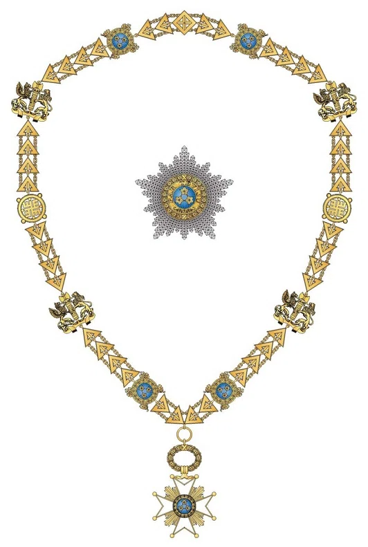 Grand Cross with Collar of the Order of the Three Stars