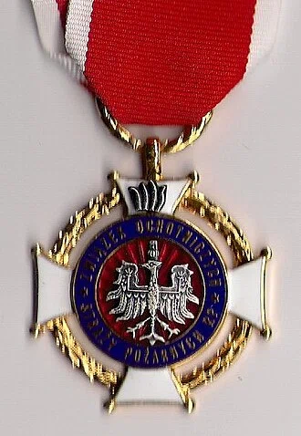Golden Sign of the Association of Volunteer Fire Brigades of the Republic of Poland