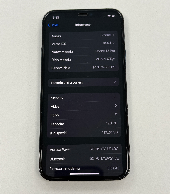 iPhone 12 Pro 128GB Pacifická modrá