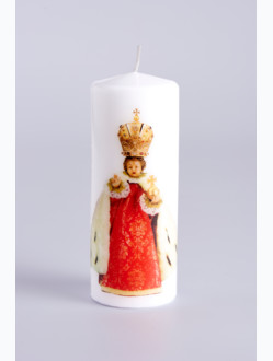 Little Printed Candle 10cm / 3.94in - Royal