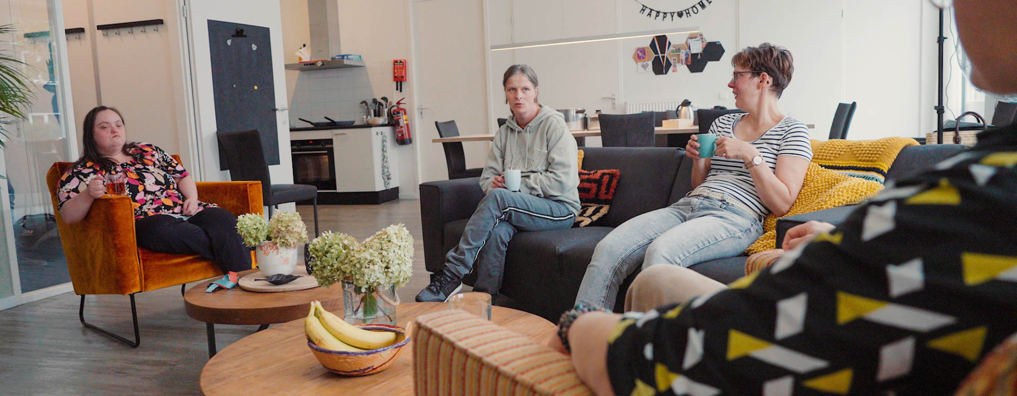 Koffie drinken bij de Hermesstraat