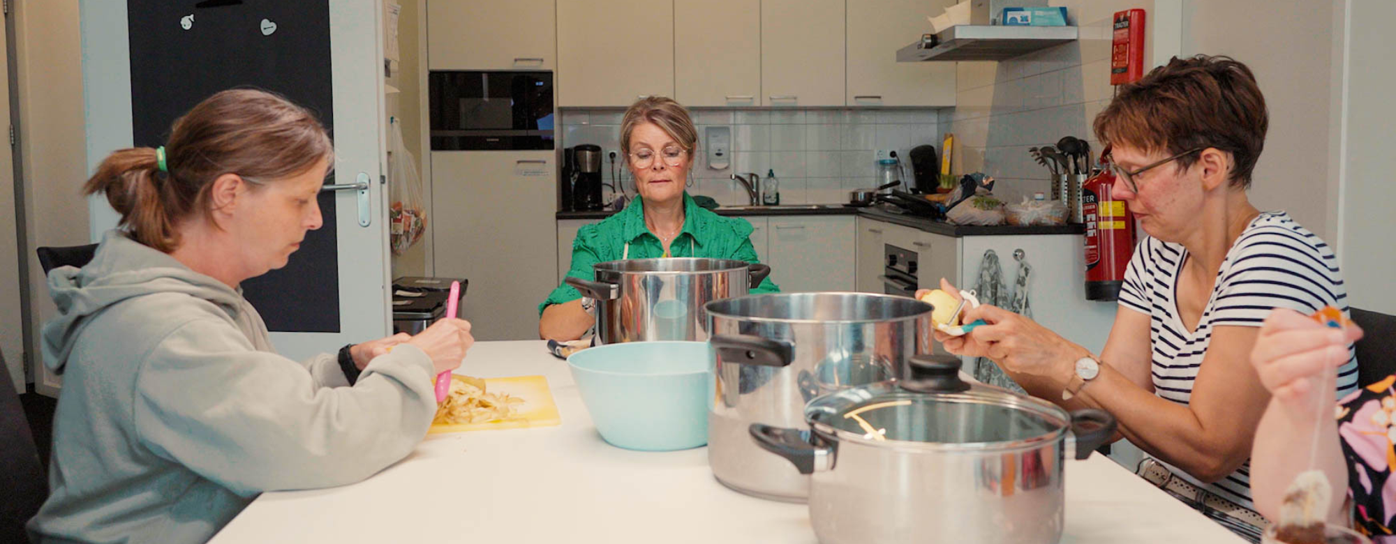 Samen koken bij de Hermesstraat