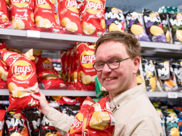 Gerwin heeft een begeleid werkplek bij de supermarkt