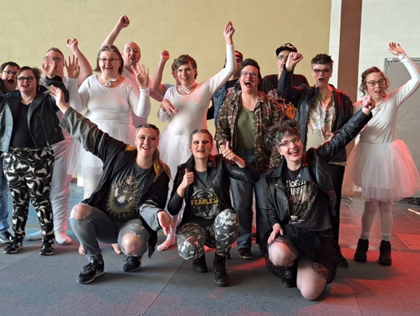 Theatergroep Spelen groepsfoto