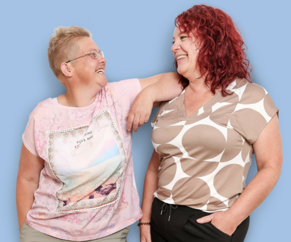 Bewoner Barbara en BB Ler Danielle
