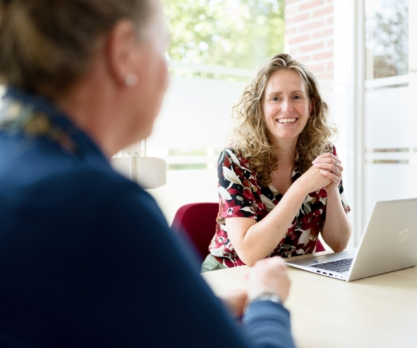 Marlie werkt op het centraal bureau LR
