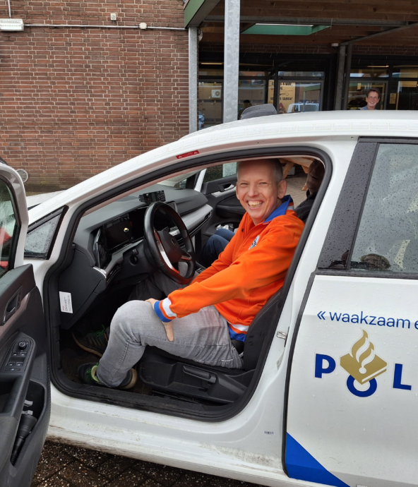 Martijn liep mee met de politie