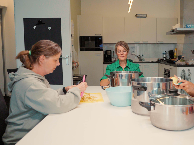 Samen koken bij de Hermesstraat