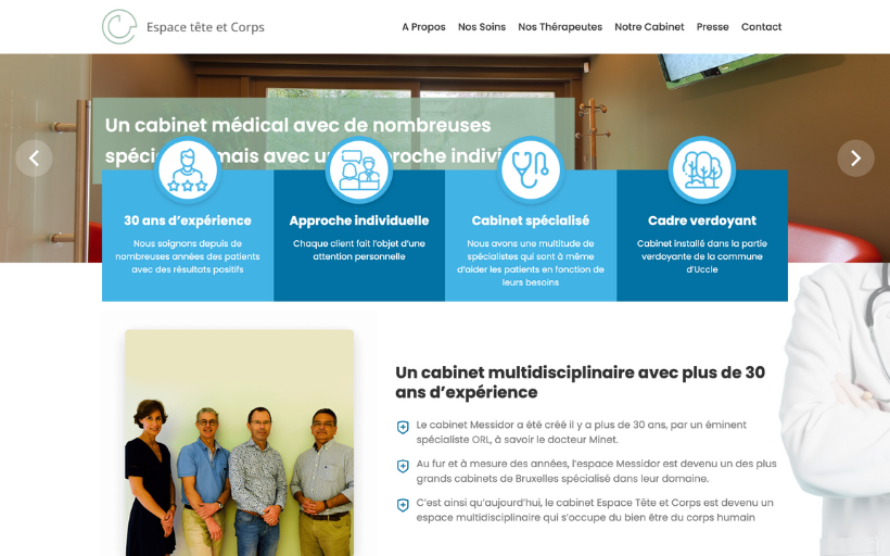 Espace tete et corps