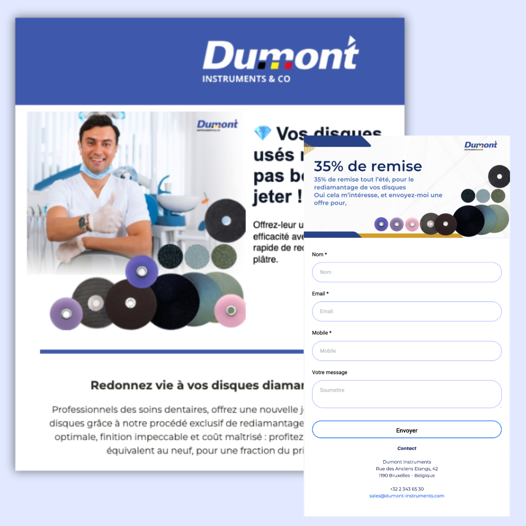 35% de remise pour l'aiguisage de disques