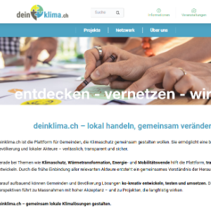 Partizipationsplattform deinklima.ch
