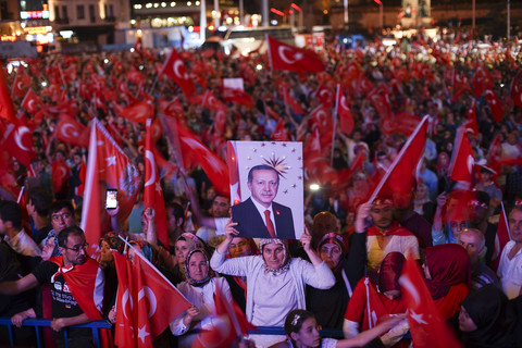 Erdogan backsliding after 2016 coup