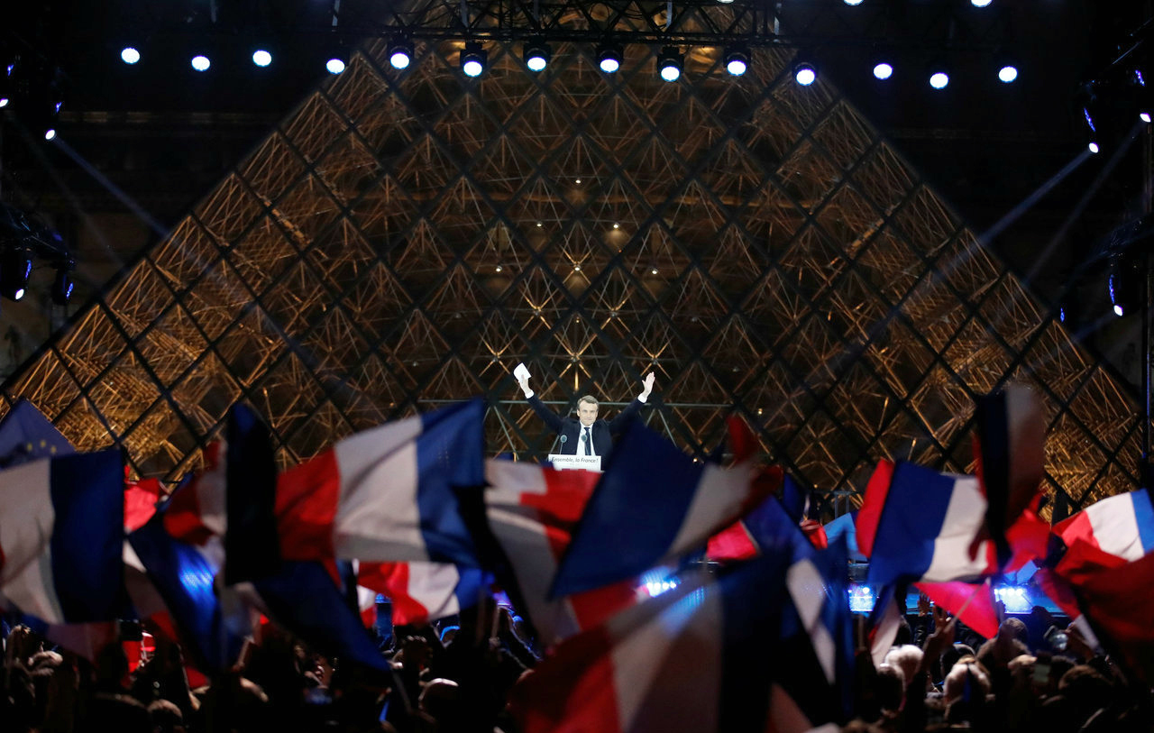 Pro-EU Emmanuel Macron becomes France's youngest president