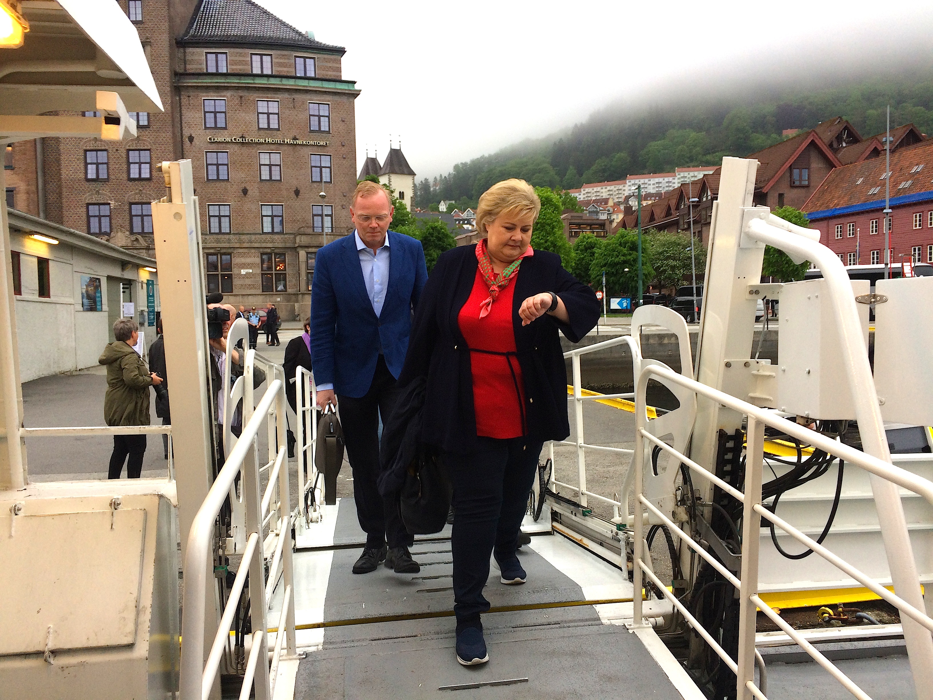 Norway's conservative leader Erna Solberg embarks on her second tour as prime minister with support from the Progress Party