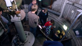 Yleisöopastus Tiedemuseo Liekin observatoriossa