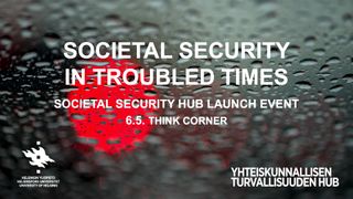 Societal security in troubled times