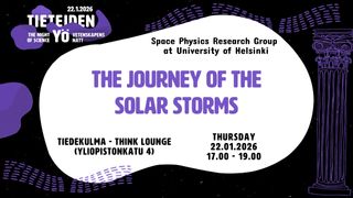 Night of Science - The journey of solar storms