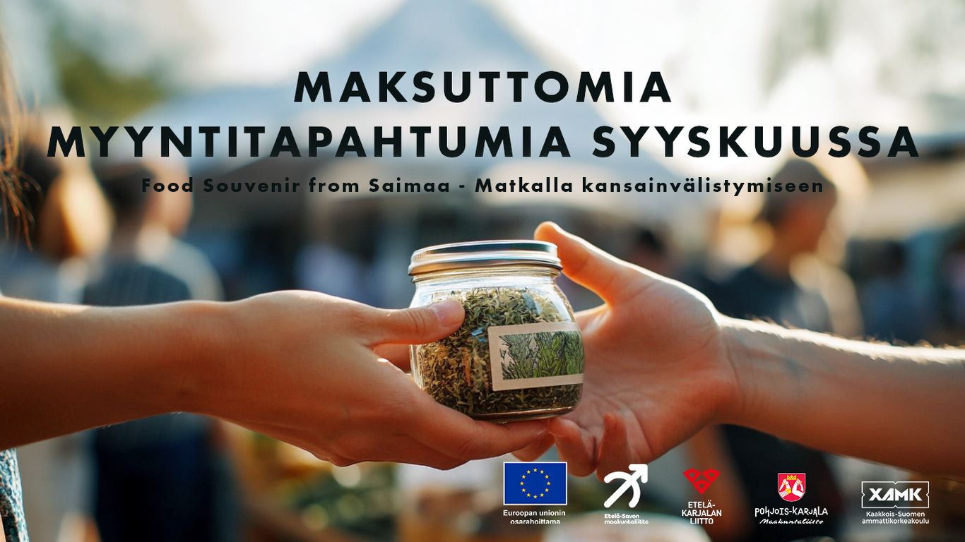 Saimaan makuja -pop-up-myyntitapahtumat