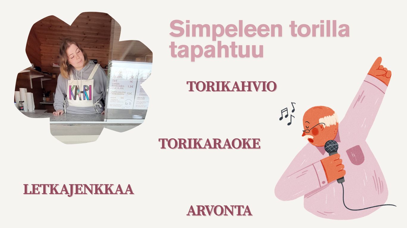 Torikaraoke Simpeleen torilla