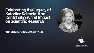 Celebrating the Legacy of Katariina Salmela-Aro: Contributions and Impact on Scientific Research
