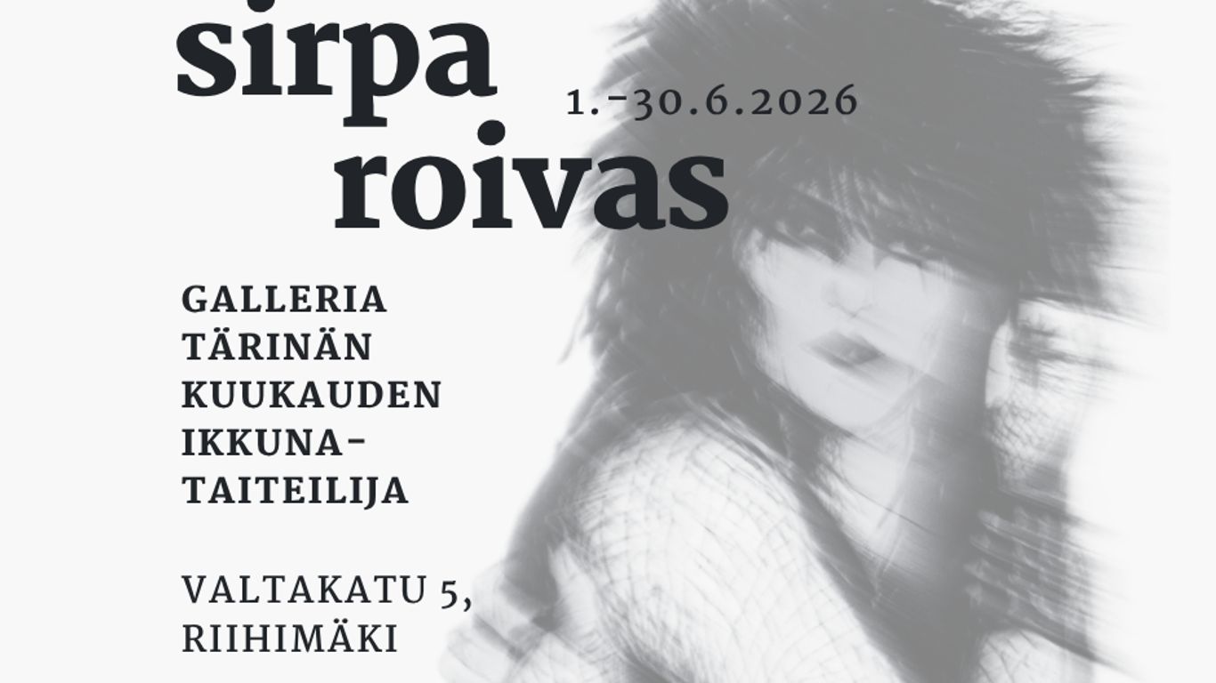 Kuukauden ikkunataiteilija: Sirpa Roivas