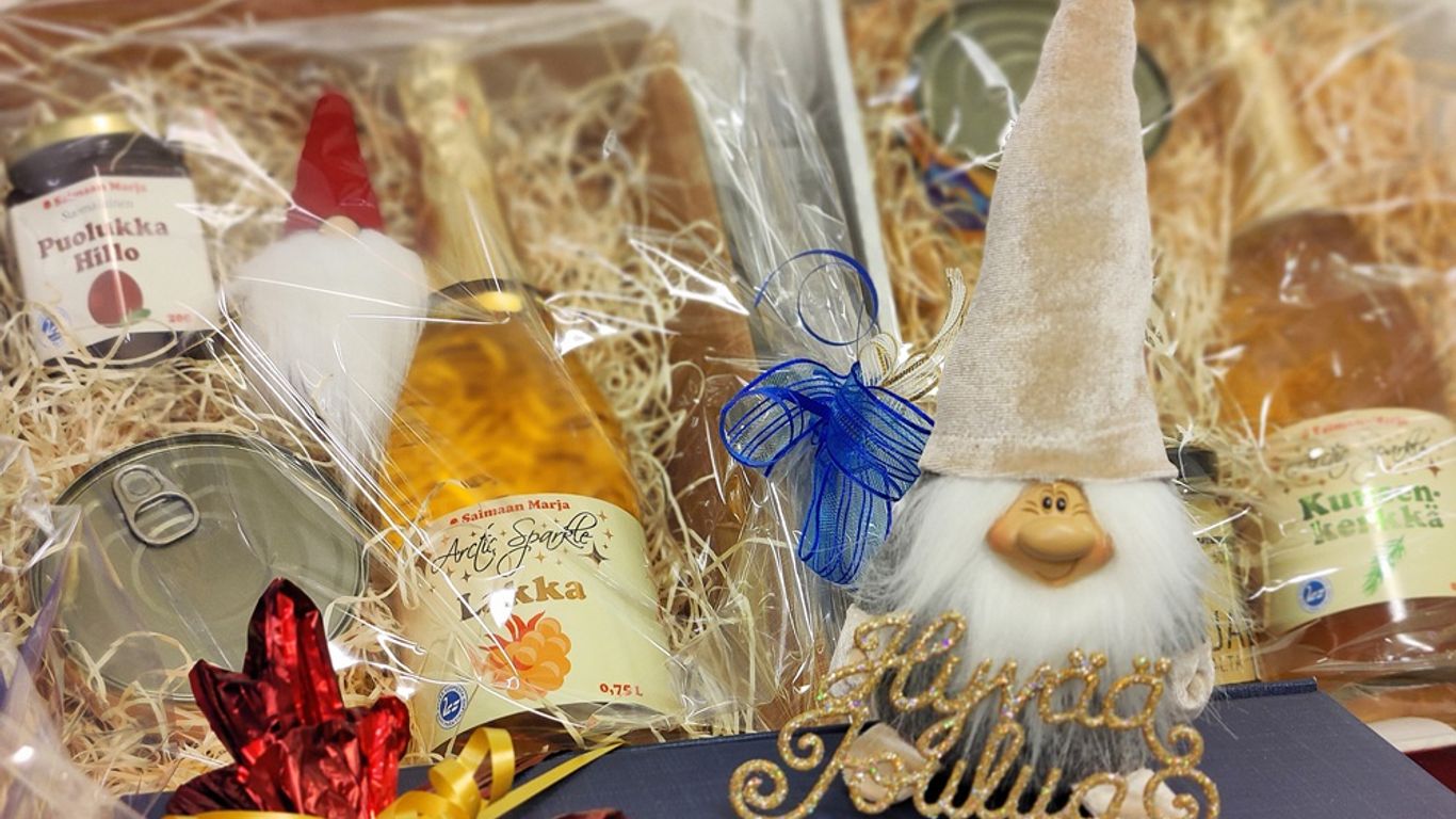 Saimaan Marjan tehtaanmyymälän joulupäivä