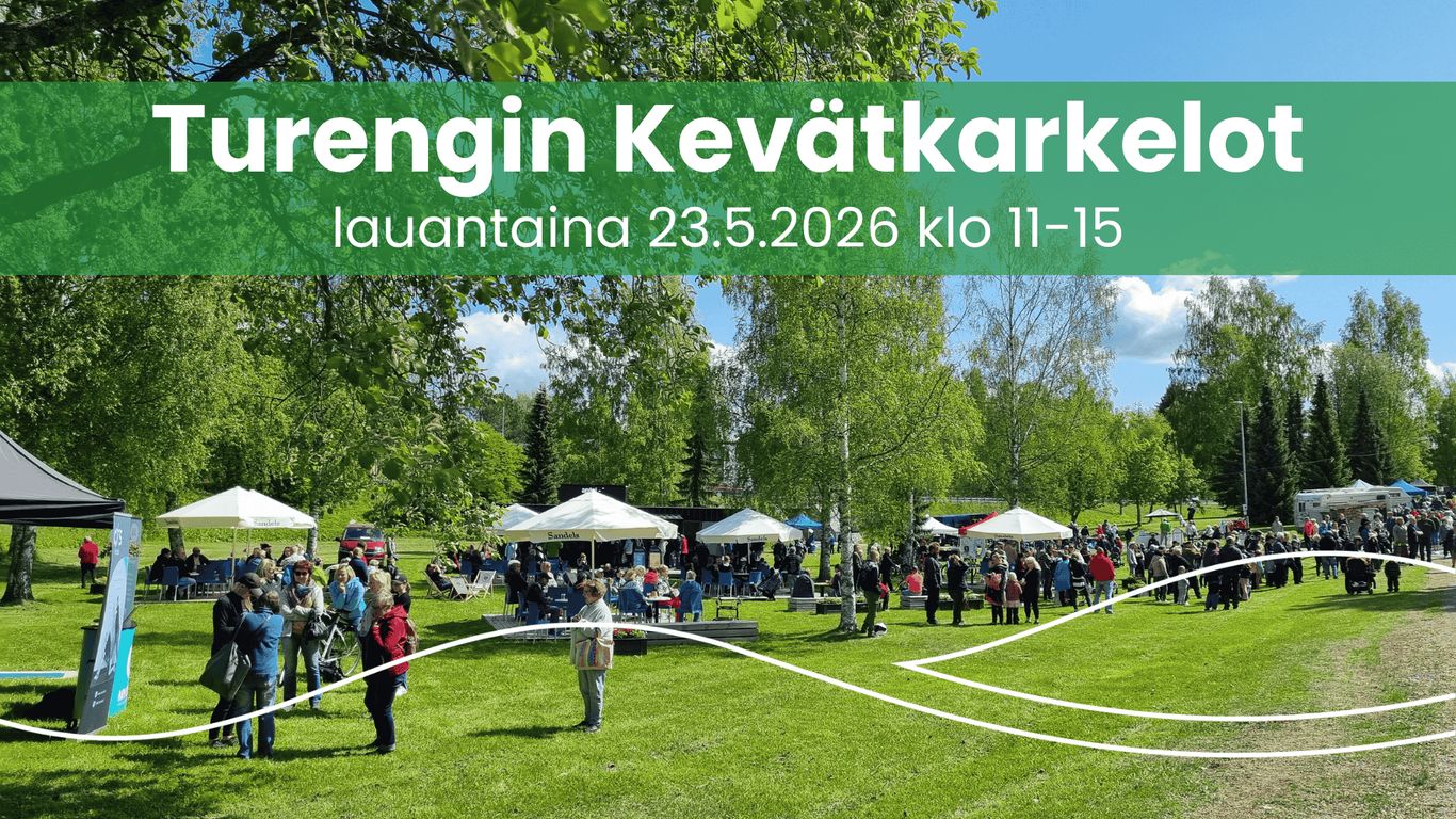 Lyylinpuisto aurinkoisena kevätpäivänä. Kuvassa ih